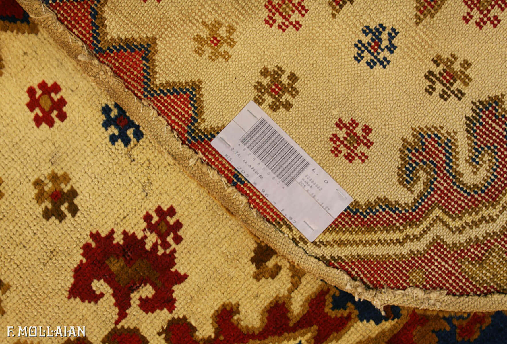 Semi-Antique Turkish Ushak (Oushak) Rug n°:82866682